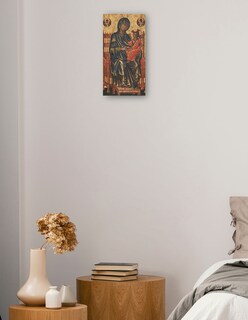Foto 2 | Cuadro Decorativo - La Virgen Y El Niño Entronizados, C. 1250/1275- Constantinople - Religión - 46x89 - Fine Art Tj