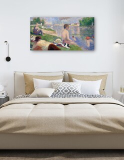 Foto 5 | Cuadro Decorativo - Estudio Final Para “bañistas En Asnières” (1883)- Georges Seurat - Fotografía - 46x89 - Fine A