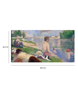 Foto 6 | Cuadro Decorativo - Estudio Final Para “bañistas En Asnières” (1883)- Georges Seurat - Fotografía - 46x89 - Fine A