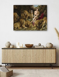 Foto 5 | Cuadro Decorativo - Daniel En El Foso De Los Leones (c. 1614-1616)- Peter Paul Rubens - Religión - 46x61 - Fine Art Tj
