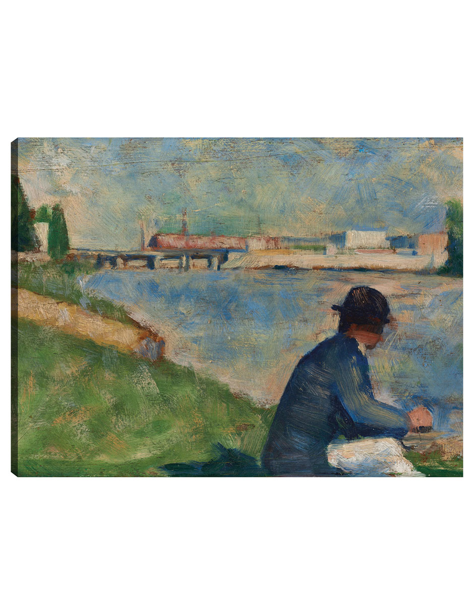 Foto 2 pulgar | Cuadro Decorativo - Estudio Para &amp,#39,bañistas En Asnières&amp,#39, (c.1883-1884)- Georges Seurat - 69x92 - Fin