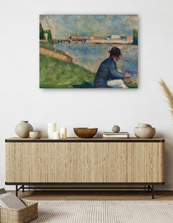 Foto 5 | Cuadro Decorativo - Estudio Para &,#39,bañistas En Asnières&,#39, (c.1883-1884)- Georges Seurat - 69x92 - Fin