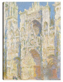 Foto 1 | Cuadro Decorativo - Catedral De Rouen, Fachada Oeste, Luz Del Sol (1894)- Claude Monet - Ciudades - 107x143 - Fine Art