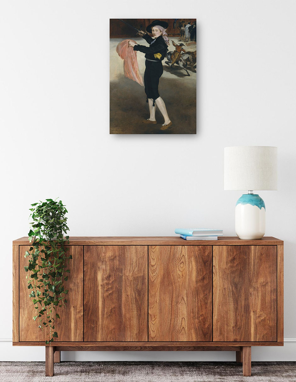 Foto 2 | Cuadro Decorativo - Señorita V. . . Con El Traje De Espada (1862)- Edouard Manet - Fotografía - 46x61 - Fine Art Tj