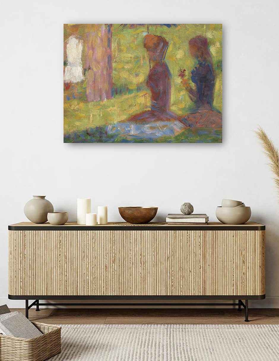 Foto 6 pulgar | Cuadro Decorativo - Estudio De Figuras De La Grande Jatte (1884-1885)- Georges Seurat - Fotografía - 28x36 - Fine Art T