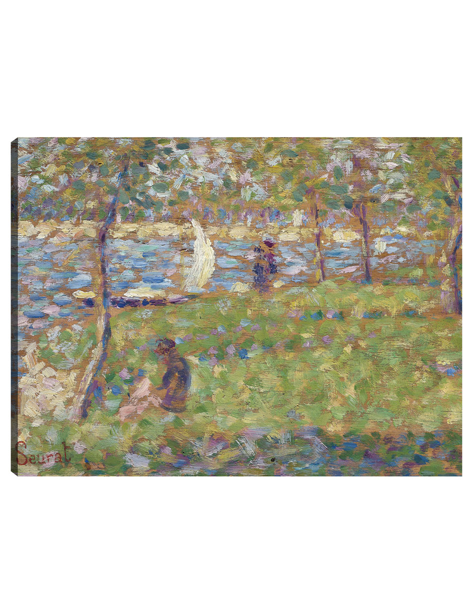 Foto 2 pulgar | Cuadro Decorativo - Estudio Para La Grande Jatte (1884-1885)- Georges Seurat - Paisaje - 69x92 - Impresión En L
