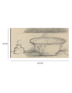 Foto 6 | Cuadro Decorativo - Lavabo Y Frasco Aromático (anverso) (1877-1881)- Paul Cézanne - Fotografía - 54x102 - Fine Art Tj