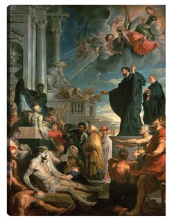 Foto 1 | Cuadro Decorativo - Los Milagros De San Francisco Javier (entre 1617 Y 1618)- Peter Paul Rubens - Religión - 69