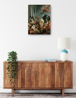 Foto 2 | Cuadro Decorativo - Los Milagros De San Francisco Javier (entre 1617 Y 1618)- Peter Paul Rubens - Religión - 69