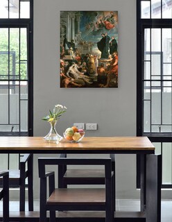 Foto 4 | Cuadro Decorativo - Los Milagros De San Francisco Javier (entre 1617 Y 1618)- Peter Paul Rubens - Religión - 69