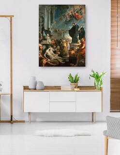 Foto 5 | Cuadro Decorativo - Los Milagros De San Francisco Javier (entre 1617 Y 1618)- Peter Paul Rubens - Religión - 69