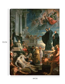 Foto 6 | Cuadro Decorativo - Los Milagros De San Francisco Javier (entre 1617 Y 1618)- Peter Paul Rubens - Religión - 69