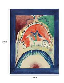 Foto 6 | Cuadro Decorativo - Diseño Para La Portada Del Almanaque 'el Jinete Azul' (1911)- Wassily Kandinsky - 28x36 - Fine Art