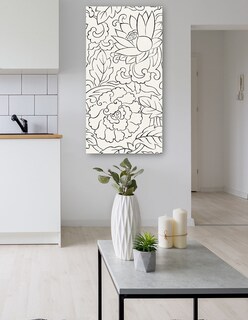 Foto 5 | Cuadro Decorativo - Grabado En Madera Original Vintage Japonés -flores (1860-1869)- Taguchi Tomoki - Floral - 6