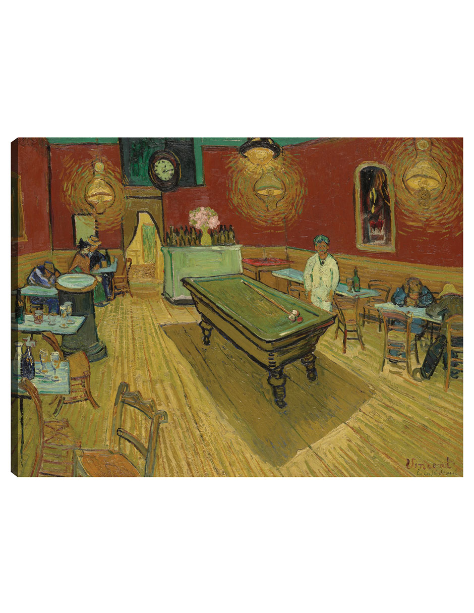 Foto 2 pulgar | Cuadro Decorativo - Le Café De Nuit (el Café Nocturno) (1888)- Vincent Van Gogh - Ciudades - 77x102 - Fine Art Tj