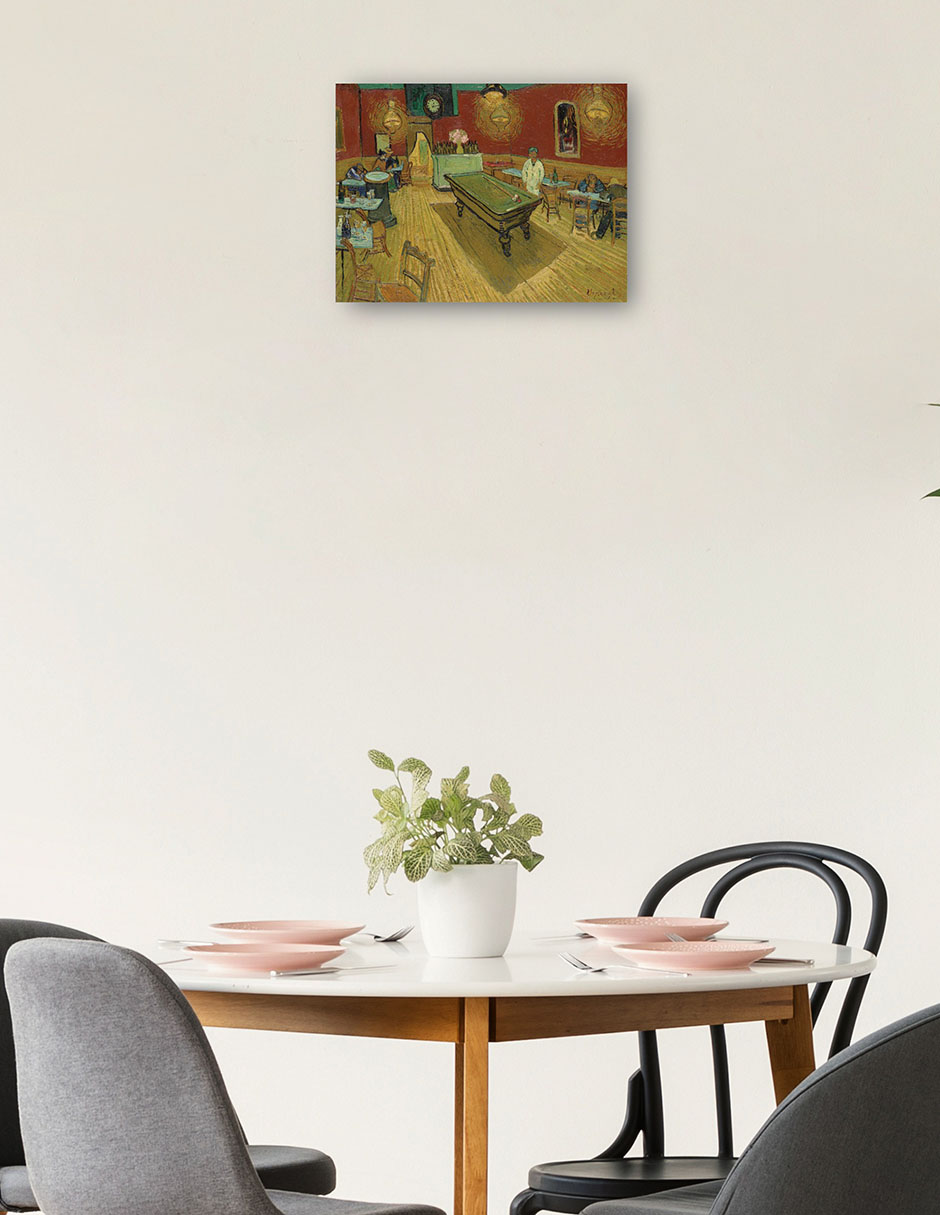 Foto 3 pulgar | Cuadro Decorativo - Le Café De Nuit (el Café Nocturno) (1888)- Vincent Van Gogh - Ciudades - 77x102 - Fine Art Tj
