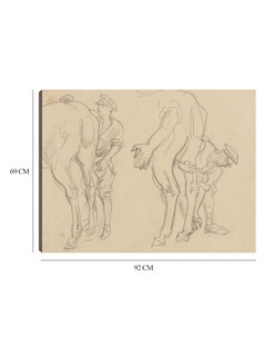 Foto 6 | Cuadro Decorativo - Estudios Para ',scots Grey', (1918)- John Singer Sargent - Fotografía - 69x92 - Fine Art Tj