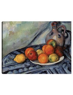 Foto 1 | Cuadro Decorativo - Fruta Y Una Jarra Sobre Una Mesa (hacia 1890)- Paul Cézanne - Religión - 46x61 - Fine Art Tj