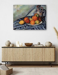 Foto 5 | Cuadro Decorativo - Fruta Y Una Jarra Sobre Una Mesa (hacia 1890)- Paul Cézanne - Religión - 46x61 - Fine Art Tj