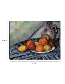 Foto 6 | Cuadro Decorativo - Fruta Y Una Jarra Sobre Una Mesa (hacia 1890)- Paul Cézanne - Religión - 46x61 - Fine Art Tj