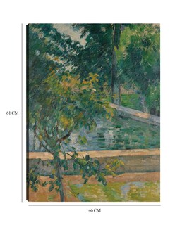 Foto 6 | Cuadro Decorativo - La Piscina De Jas De Bouffan (hacia 1878)- Paul Cézanne - Paisaje - 46x61 - Impresión En L
