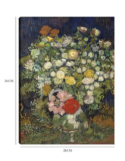 Foto 6 | Cuadro Decorativo - Ramo De Flores En Un Jarrón (1890)- Vincent Van Gogh - Fotografía - 28x36 - Impresión En