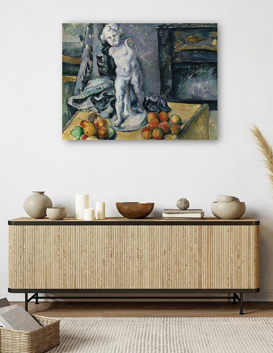 Foto 6 pulgar | Cuadro Decorativo - Naturaleza Muerta Con Estatuilla (década De 1890)- Paul Cézanne - Religión - 46x61 - Fine Art Tj