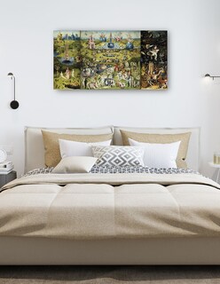 Foto 5 | Cuadro Decorativo - El Jardín De Las Delicias 1504 Ii- Hieronymus Bosch - Fotografía - 54x102 - Impresión En