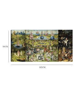 Foto 6 | Cuadro Decorativo - El Jardín De Las Delicias 1504 Ii- Hieronymus Bosch - Fotografía - 54x102 - Impresión En