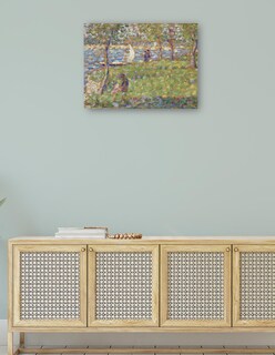 Foto 4 | Cuadro Decorativo - Estudio Para La Grande Jatte (1884-1885)- Georges Seurat - Paisaje - 46x61 - Impresión En L
