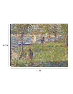 Foto 6 | Cuadro Decorativo - Estudio Para La Grande Jatte (1884-1885)- Georges Seurat - Paisaje - 46x61 - Impresión En L