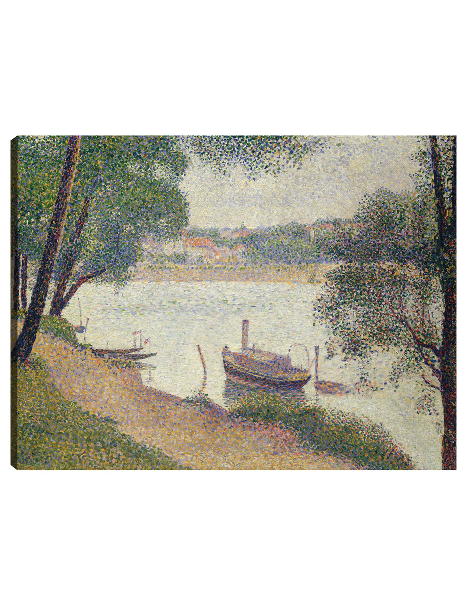 Foto 2 pulgar | Cuadro Decorativo - Tiempo Gris, Grande Jatte (hacia 1886-1888)- Georges Seurat - Paisaje - 46x61 - Fine Art Tj