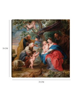 Foto 6 | Cuadro Decorativo - La Sagrada Familia Bajo Un Manzano (c. 1632)- Peter Paul Rubens - Religión - 31x31 - Fine Art Tj