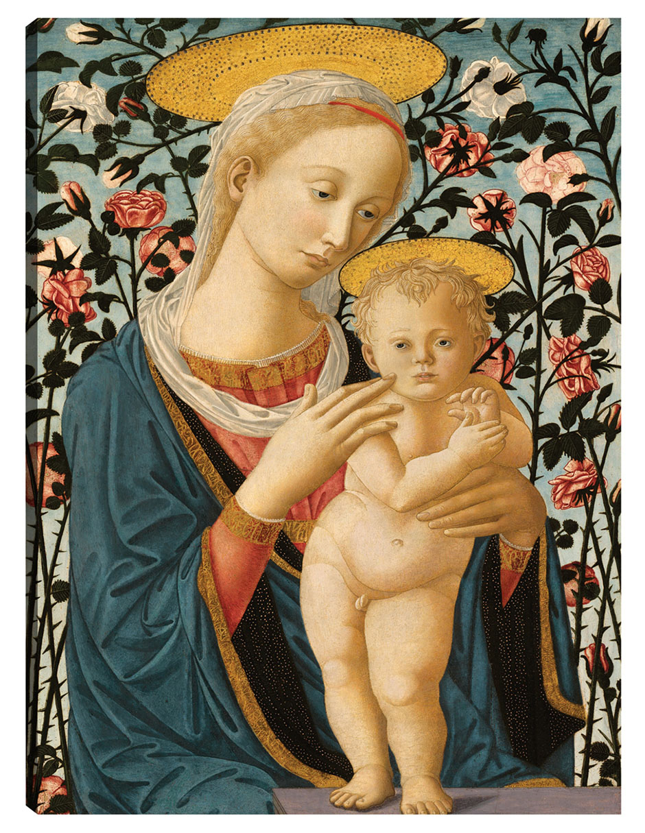 Foto 2 pulgar | Cuadro Decorativo - La Virgen Y El Niño C. 1470- Follower Of Fra Filippo Lippi And Pesellino - Religión - 46x61 -