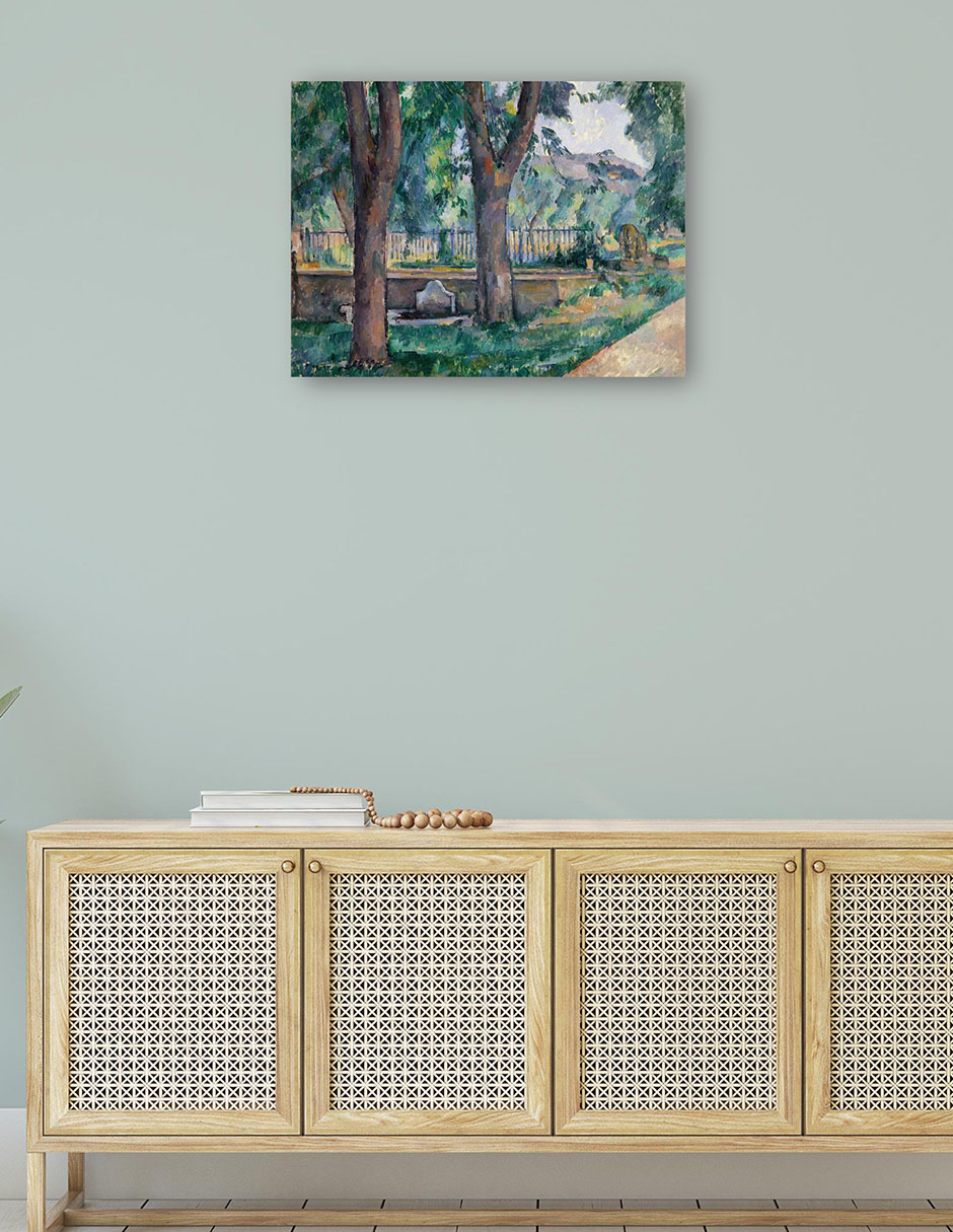 Foto 5 pulgar | Cuadro Decorativo - La Piscina De Jas De Bouffan (hacia 1885-1886)- Paul Cézanne - Religión - 46x61 - Fine Art Tj
