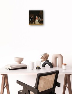 Foto 2 | Cuadro Decorativo - La Visita Del Pretendiente, C. 1658- Gerard Ter Borch The Younger - Fotografía - 31x31 - Fine Art T