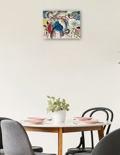 Foto 2 | Cuadro Decorativo - Borrador De &,#39,cuadro Con Borde Blanco&,#39, (1913)- Wassily Kandinsky - 77x102 - Fine Ar