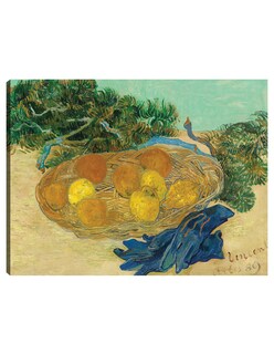 Foto 1 | Cuadro Decorativo - Bodegón De Naranjas Y Limones Con Guantes Azules- Vincent Van Gogh - Religión - 28x36 - Fine Art Tj