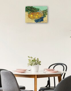 Foto 2 | Cuadro Decorativo - Bodegón De Naranjas Y Limones Con Guantes Azules- Vincent Van Gogh - Religión - 28x36 - Fine Art Tj