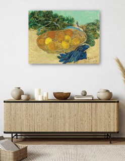 Foto 5 | Cuadro Decorativo - Bodegón De Naranjas Y Limones Con Guantes Azules- Vincent Van Gogh - Religión - 28x36 - Fine Art Tj