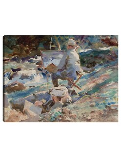Foto 1 | Cuadro Decorativo - Un Artista En Su Caballete (1914)- John Singer Sargent - Fotografía - 69x92 -impresión En