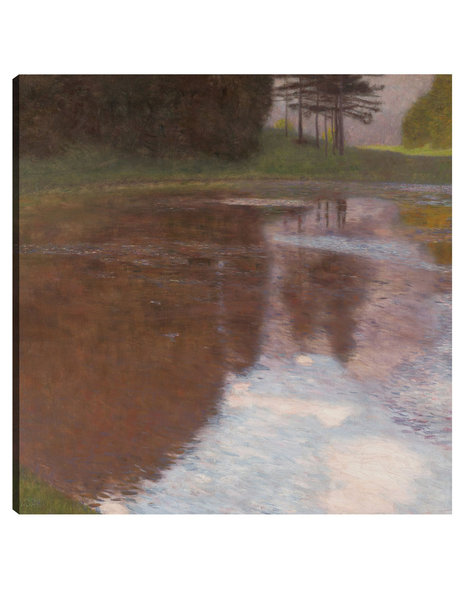 Foto 2 pulgar | Cuadro Decorativo - Estanque Tranquilo (egelsee Cerca De Golling, Salzburgo)- Gustav Klimt - Paisaje - 89x89 - Fine Ar
