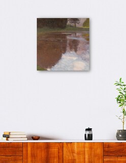 Foto 5 | Cuadro Decorativo - Estanque Tranquilo (egelsee Cerca De Golling, Salzburgo)- Gustav Klimt - Paisaje - 89x89 - Fine Ar
