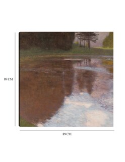 Foto 6 | Cuadro Decorativo - Estanque Tranquilo (egelsee Cerca De Golling, Salzburgo)- Gustav Klimt - Paisaje - 89x89 - Fine Ar