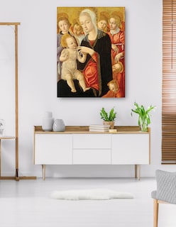 Foto 5 | Cuadro Decorativo - Virgen Y El Niño Con Ángeles Y Querubines, C. 1460/1465- Matteo Di Giovanni - 107x143 - Fine Art Tj