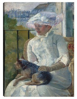 Foto 1 | Cuadro Decorativo - Niña Junto A Una Ventana (c. 1883-1884)- Mary Cassatt - Fotografía - 69x92 - Impresión En