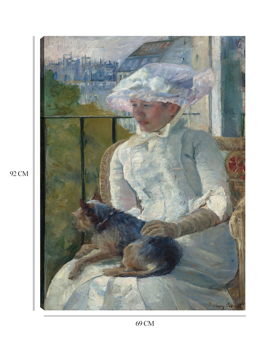 Foto 7 pulgar | Cuadro Decorativo - Niña Junto A Una Ventana (c. 1883-1884)- Mary Cassatt - Fotografía - 69x92 - Impresión En