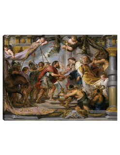 Foto 1 | Cuadro Decorativo - El Encuentro De Abraham Y Melquisedec (c. 1626)- Peter Paul Rubens - Religión - 69x92 - Fine Art Tj