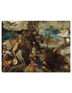 Foto 1 | Cuadro Decorativo - La Conversión De San Pablo (c. 1544)- Jacopo Tintoretto - Religión - 46x61 - Impresión En