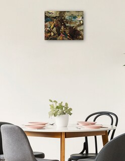 Foto 2 | Cuadro Decorativo - La Conversión De San Pablo (c. 1544)- Jacopo Tintoretto - Religión - 46x61 - Impresión En